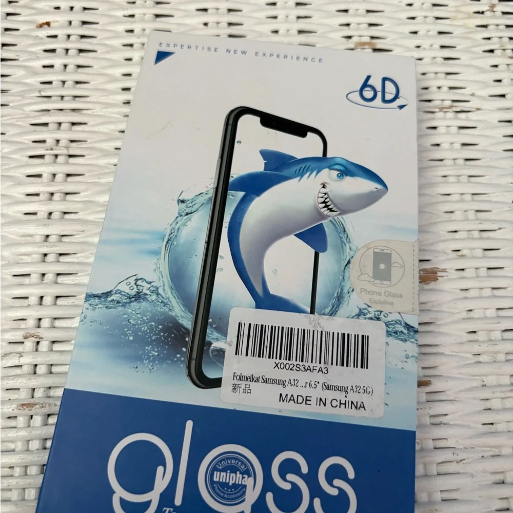 Phone Glass Screen Protector for Samsung A32 - Black